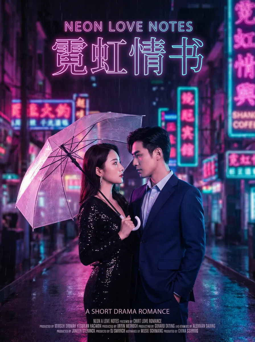 支付宝蚂蚁庄园今天正确答案 热播都市爱情短剧 - 霓虹情书海报